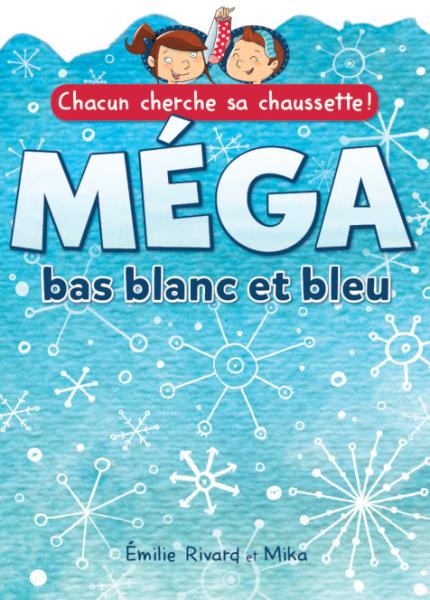 Méga bas blanc et bleu