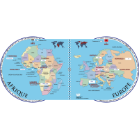 La roue des pays - Verso